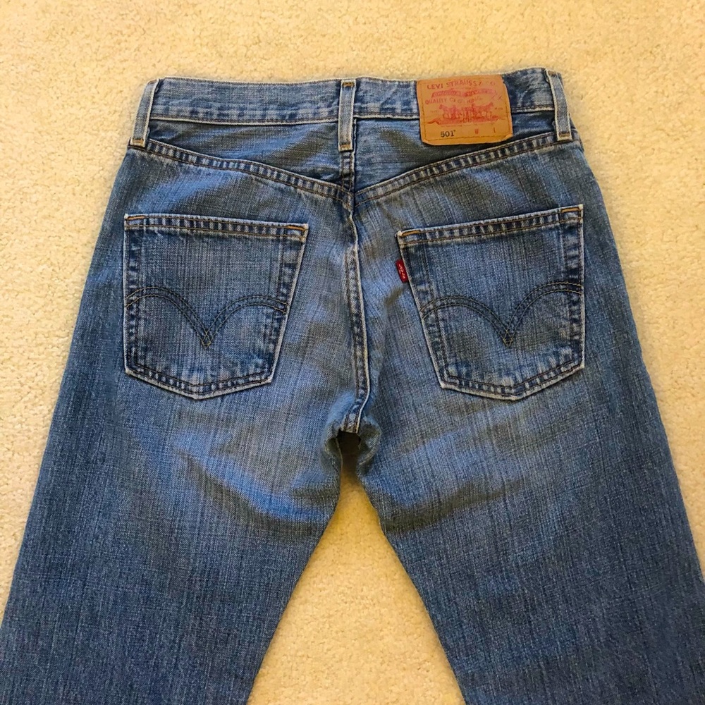 Levi’s 501 high rise jeans